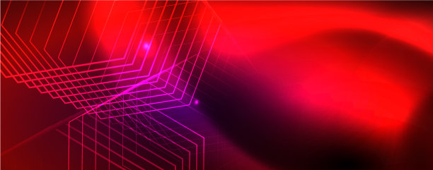 闪闪发光的设计背景霓虹风格线条图片下载