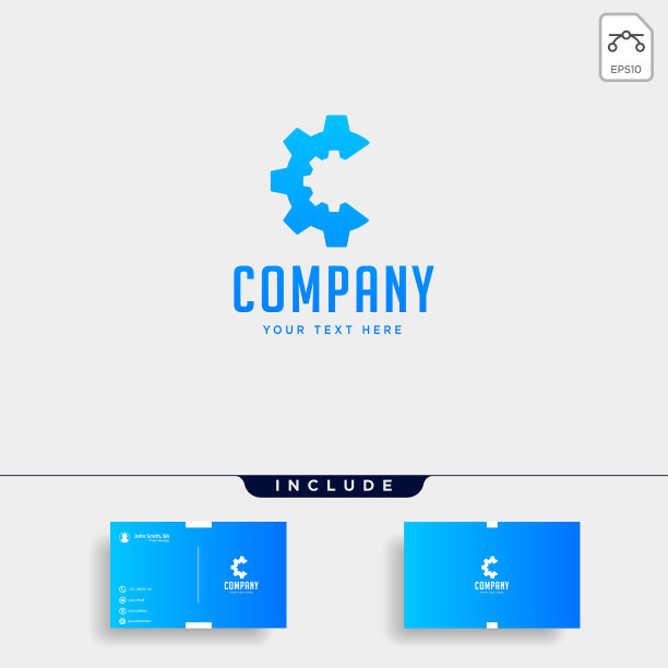 齿轮标志工程工厂图标隔离图片下载