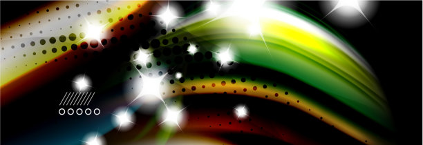 彩色流动海报波浪液体形状的颜色图片下载