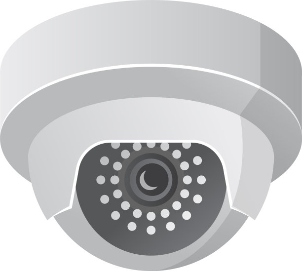 银行室内红外安全摄像头图片下载