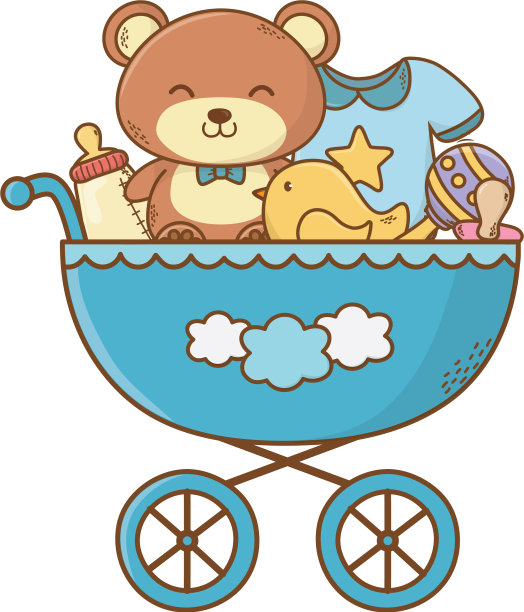 可爱的卡通bashower图片下载