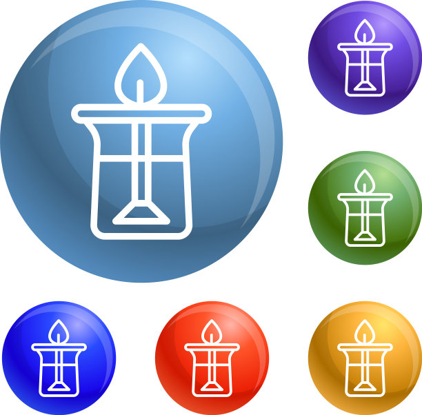 油烛图标集图片下载