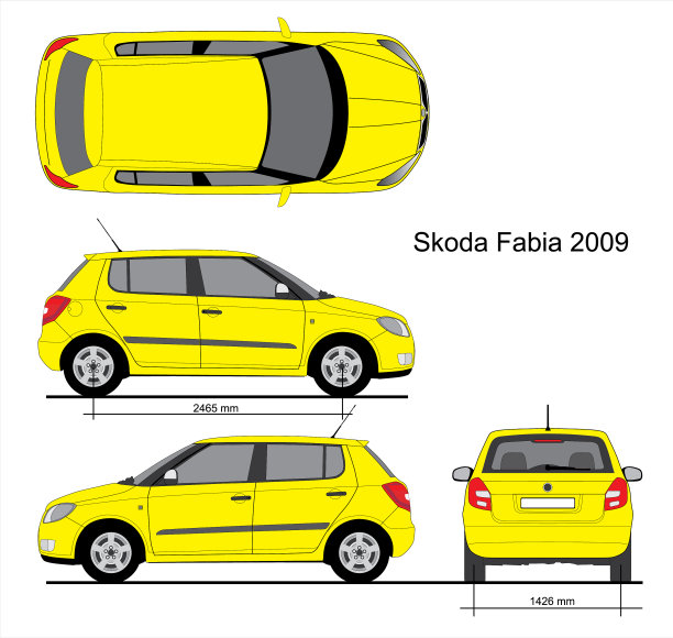 斯柯达fabia掀背车2009图片下载