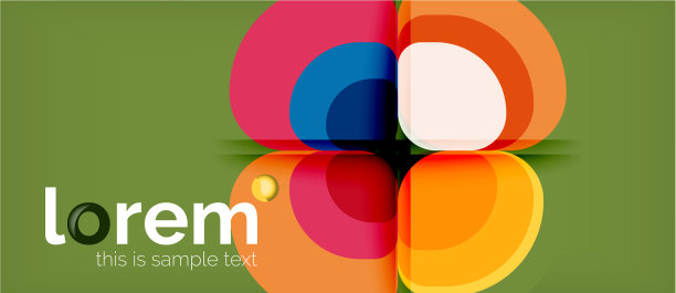 圆三角形几何形状组成图片下载