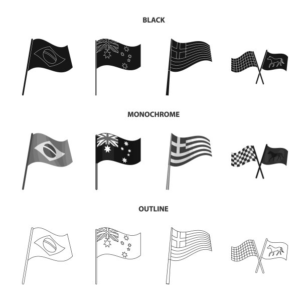 世界国旗logo设计合集图片下载