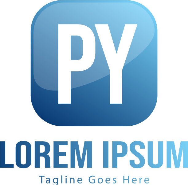 初始py标志模板与现代框架图片下载