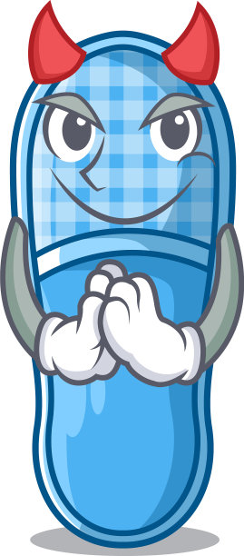 魔鬼拖鞋上的木地板家居性格图片下载