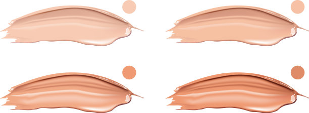 彩妆粉底液的设置不同图片下载