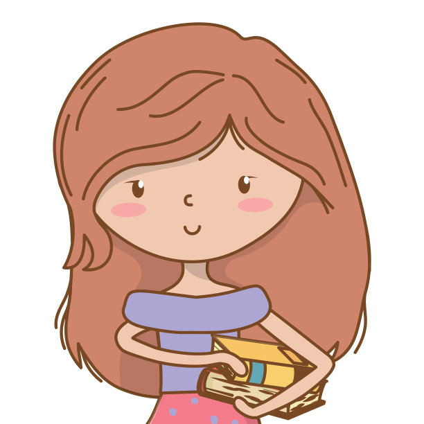 少女卡通设计图片下载