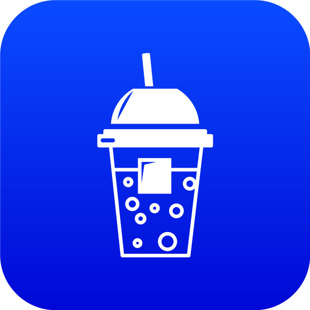 苏打水蓝色图标图片下载