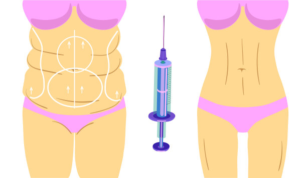 抽脂前后效果或健身效果图片下载