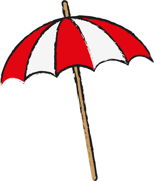 海滩阳伞图标图片下载