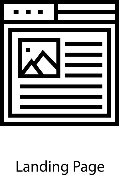 着陆页模板图片下载