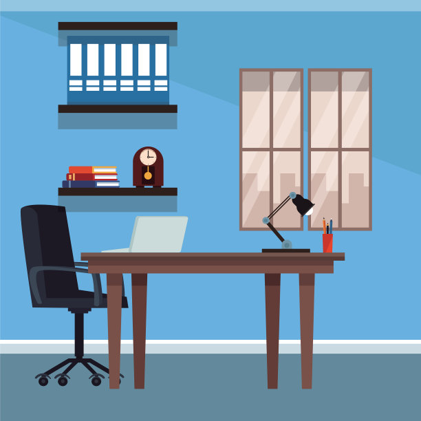 办公室室内风景图片下载