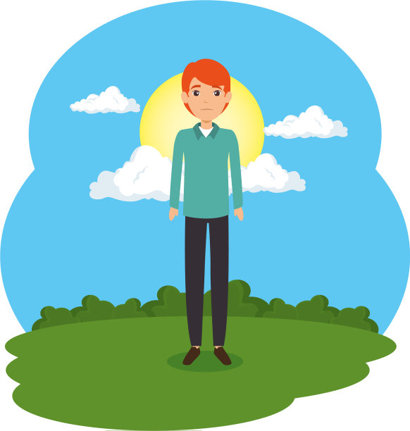 营地里优雅的商人图片下载