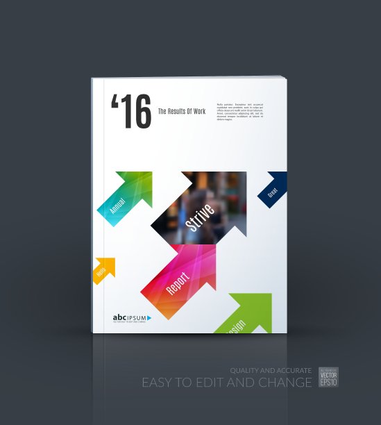 商业宣传册模板布局封面图片下载