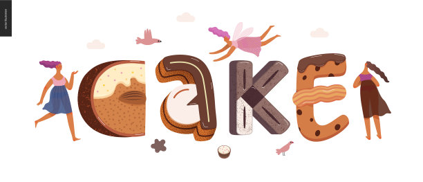 甜点的诱惑字体图片下载