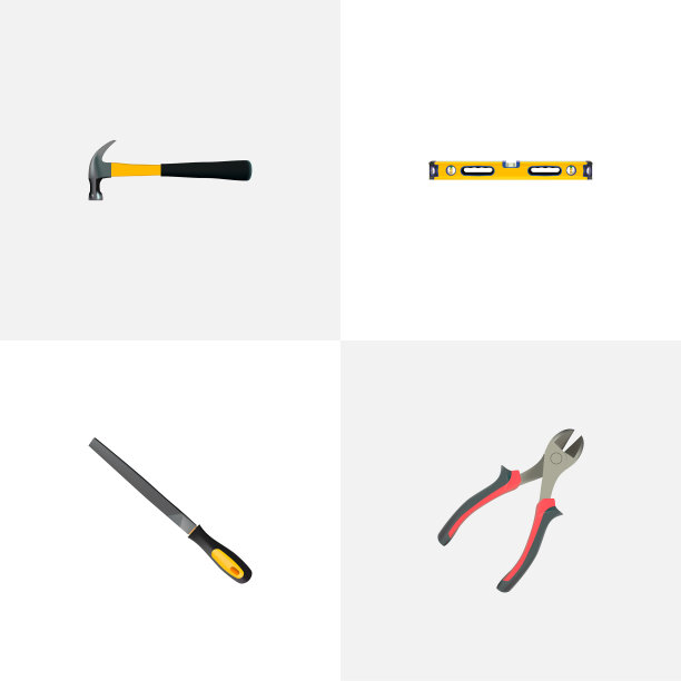 一套工具现实的符号与刺耳图片下载