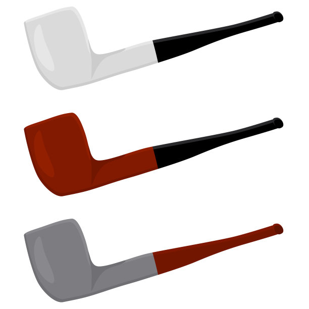 主题上大彩色组不同类型的烟图片下载