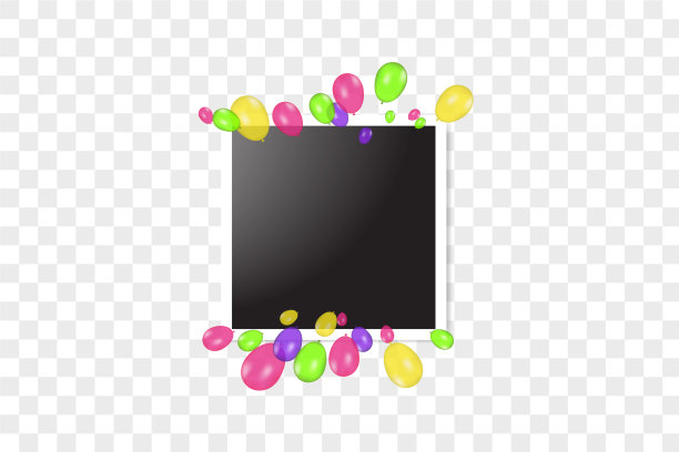 相框照片拼贴和颜色组成图片下载