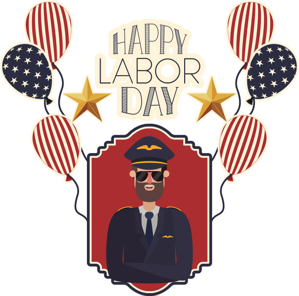 庆祝劳动节的飞行员阿凡达图片下载