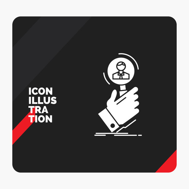 红色和黑色的创意展示背景图片下载