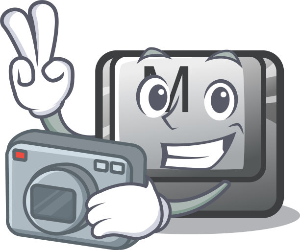 摄影师m按钮安装在游戏卡通图片下载