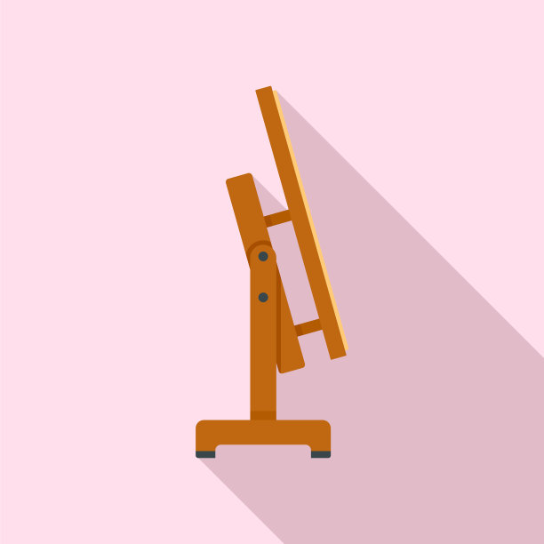 建筑师木立图标平风格图片下载