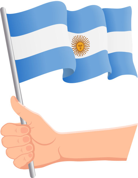 手握国旗，挥舞国旗图片下载