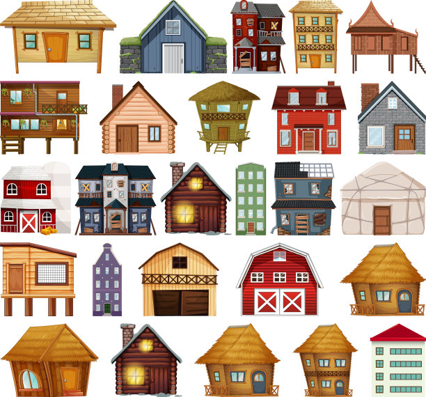 设置不同的房屋风格图片下载