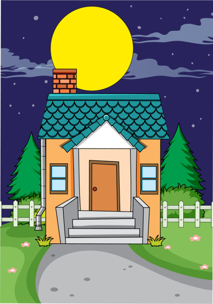 简单的房屋背景图片下载