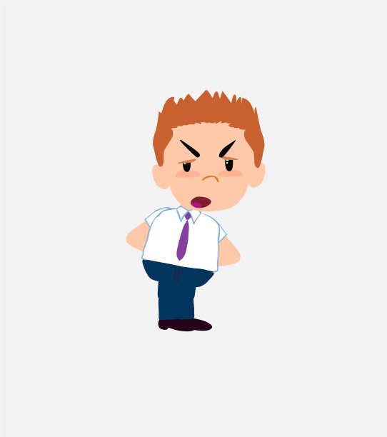 商人在潇洒休闲的风格是略显图片下载