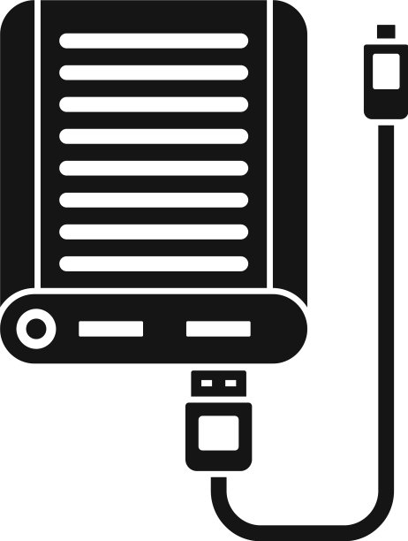 电源银行图标简单的风格图片下载