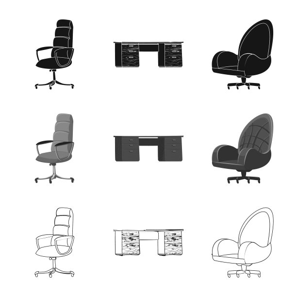 家具和工作图标图片下载