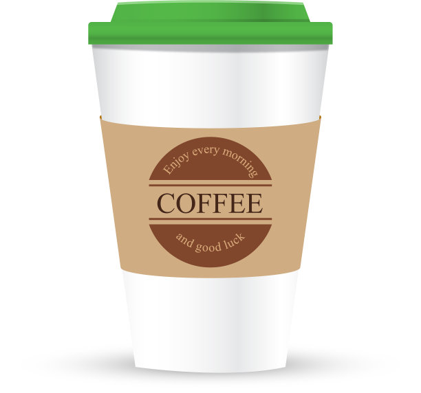 一个带有标识的咖啡杯图片下载