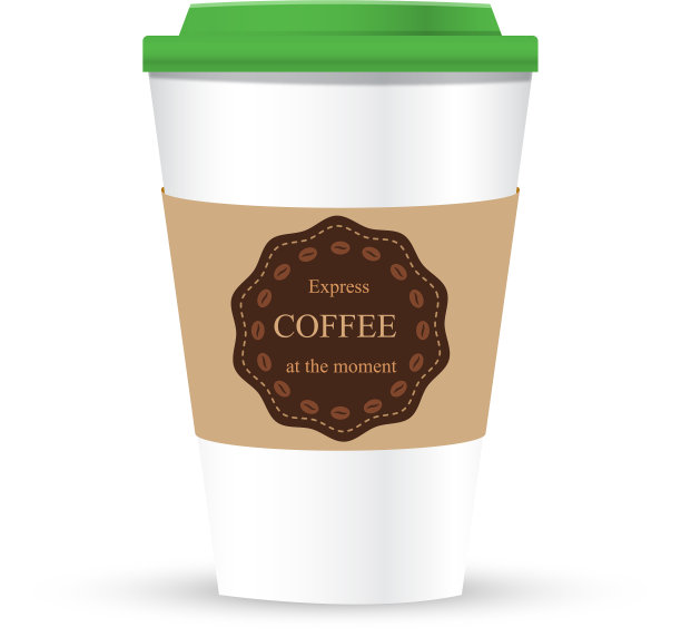 一个带有标识的咖啡杯图片下载