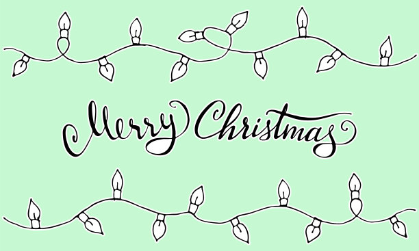 涂鸦圣诞节设置图片下载