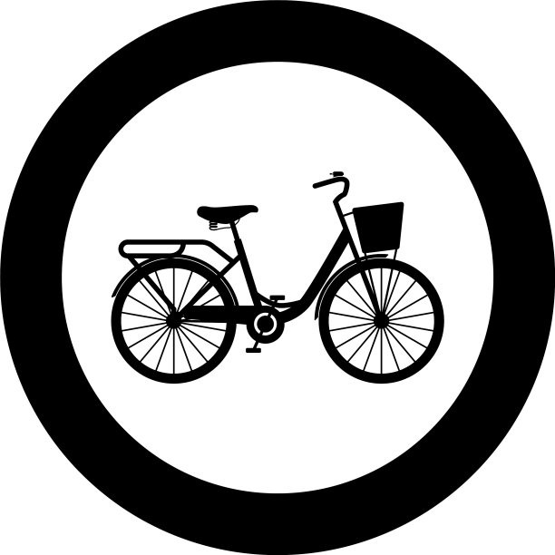 妇女自行车与篮子妇女海滩巡洋舰图片下载