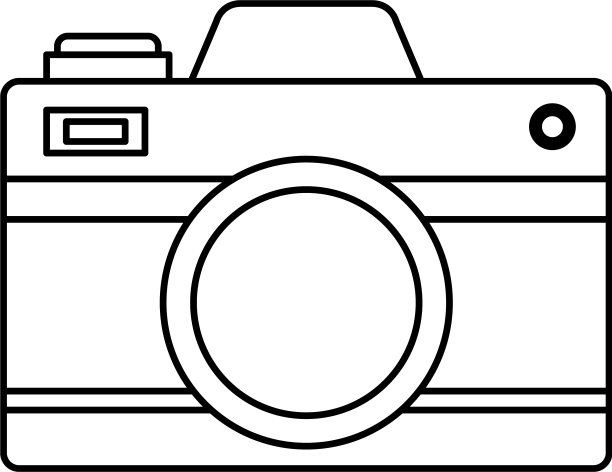 相机摄影小工具孤立图标图片下载