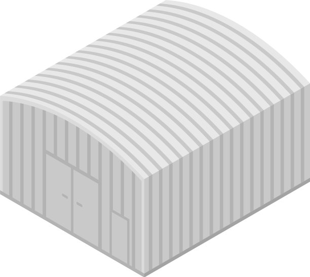 钢机库图标等距风格图片下载