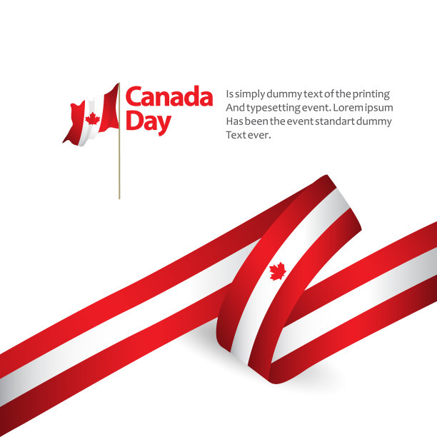 加拿大日模板设计图片下载