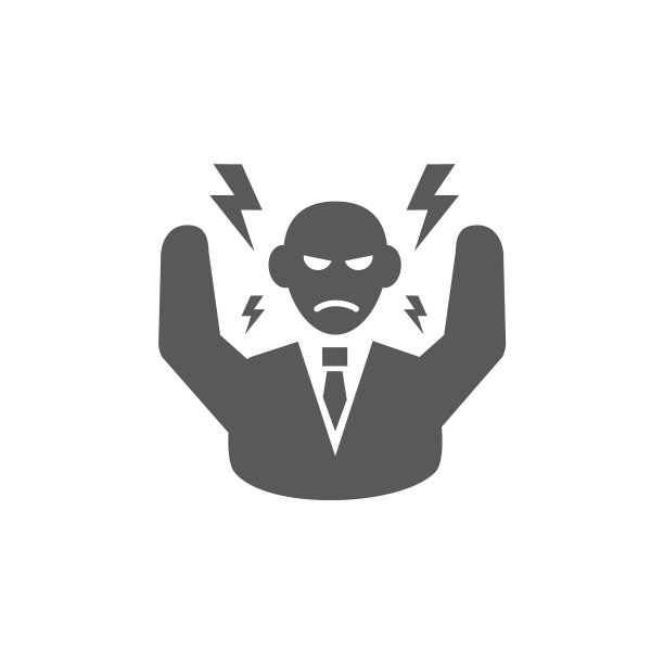 白色背景上的压力图标图片下载