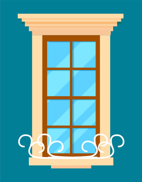 平面设计中的窗口隔离元素图片下载