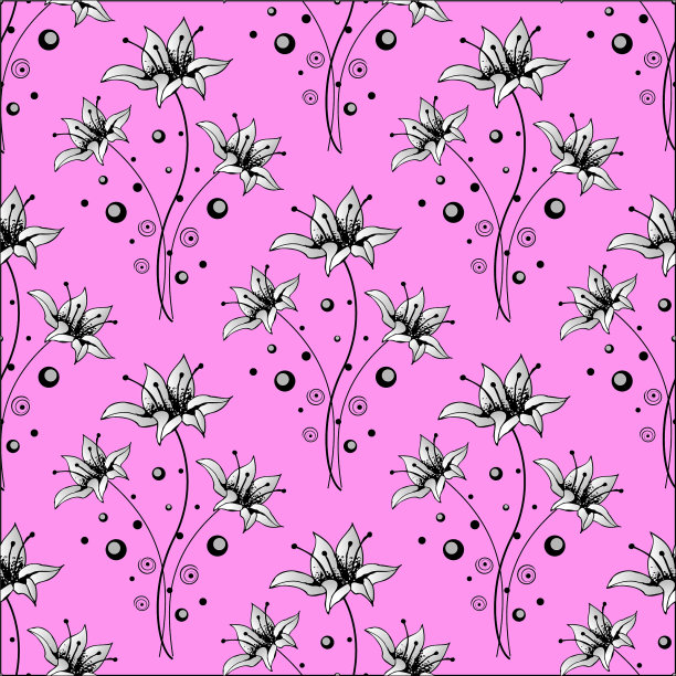 美丽的无缝背景与单色图片下载