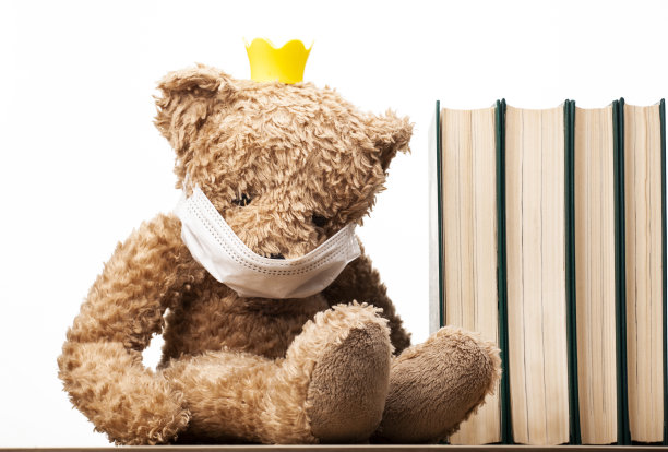 图片的玩具熊书白色的背景图片下载