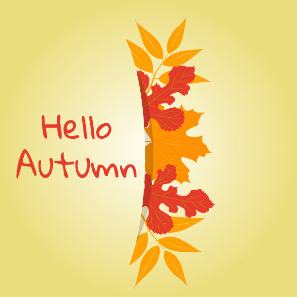 概念秋设计师空白为横幅图片下载