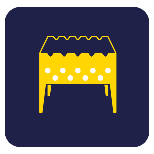 野营火盆图标图片下载