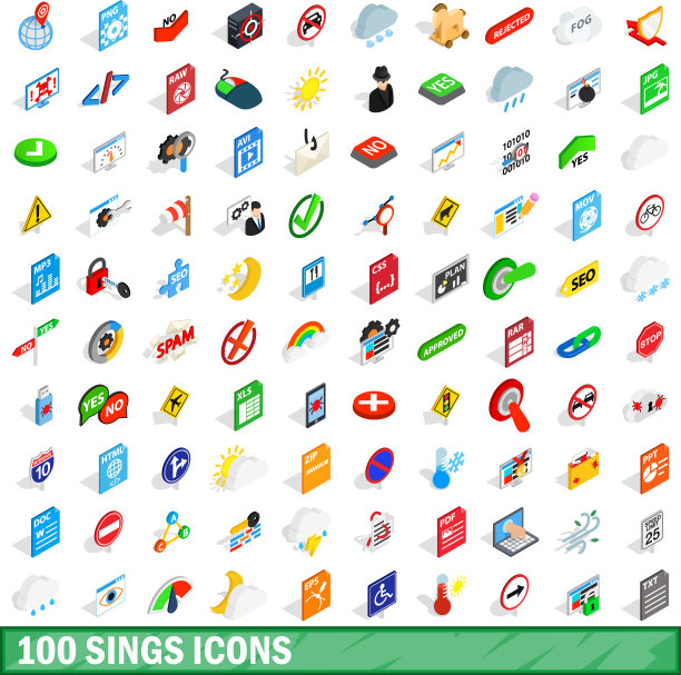 100唱图标设置等距3d风格图片下载