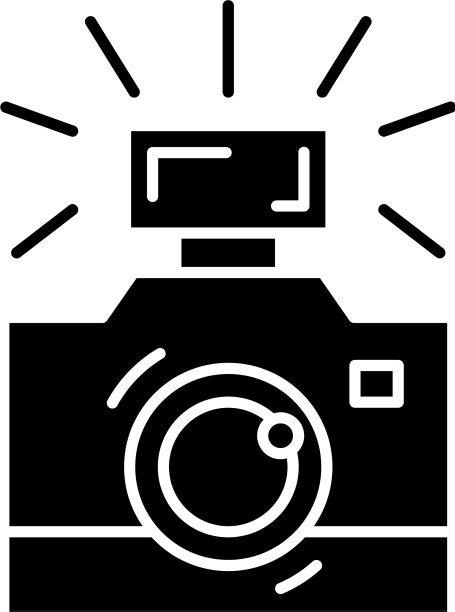 摄影黑色标志上孤立图片下载