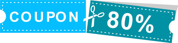 优惠券折扣横幅80优惠图片下载